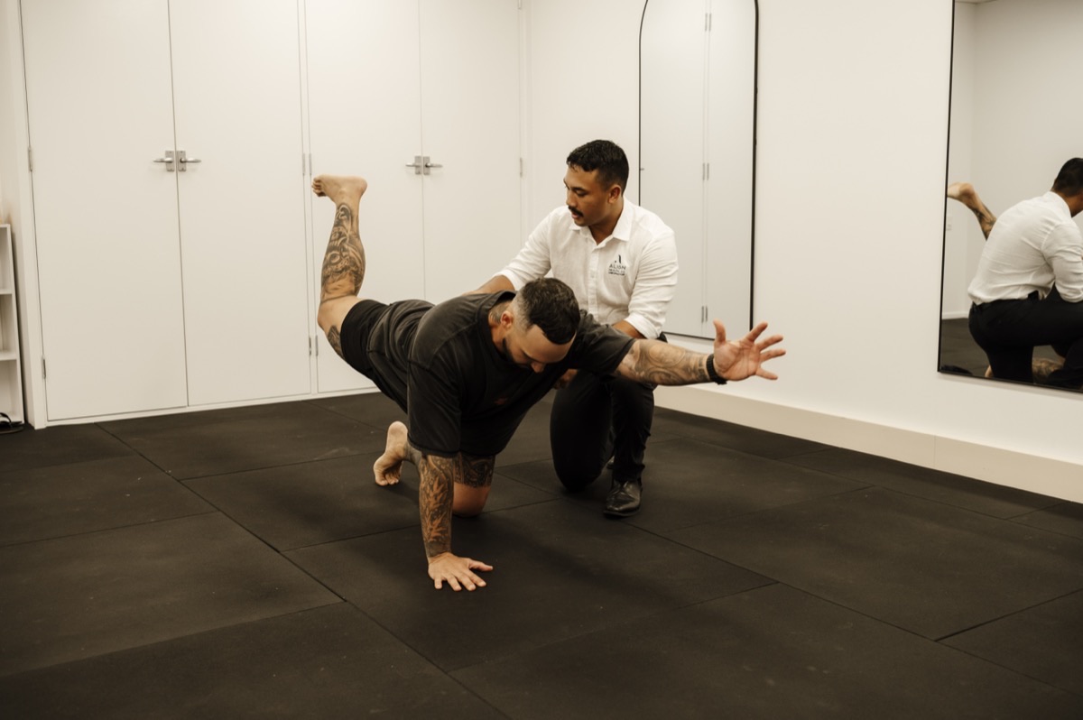 Performance chiropractic assessment at Align Health Co Mackay