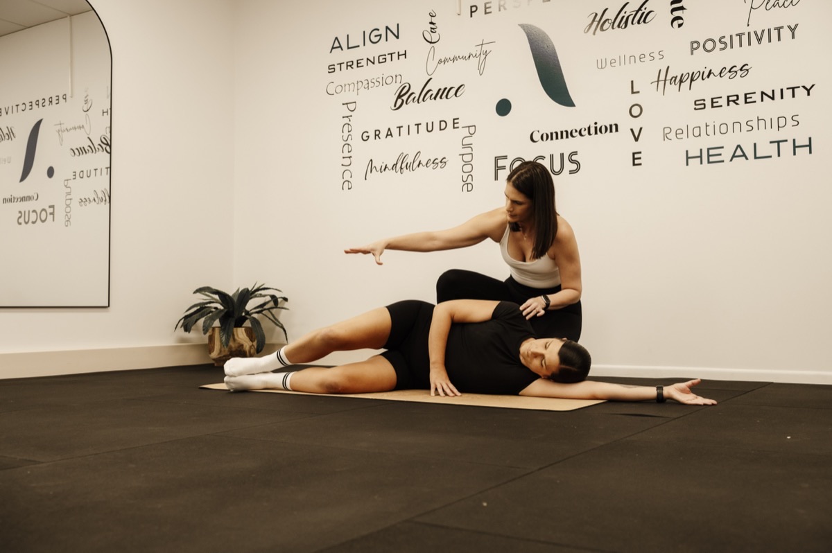 Pilates session at Align Health Co Mackay